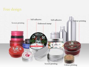 Various Printing Aluminum Cosmetic Cream Jar (NAL03)