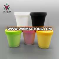 High Quality Eco-Friendly Empty Cream Colorful Container,200ml Black Cosmetic PP Jars Plastic