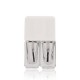 China Factory 5ml 10ml 15ml 2 In 1 Luxury Clear Empty Glass UV Nail Polish Bottle With Brush