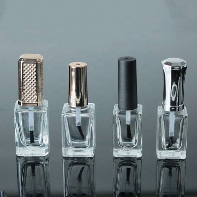 Luxury custom 5ml 10ml 15ml  rectangle nail polish bottle (NG01)