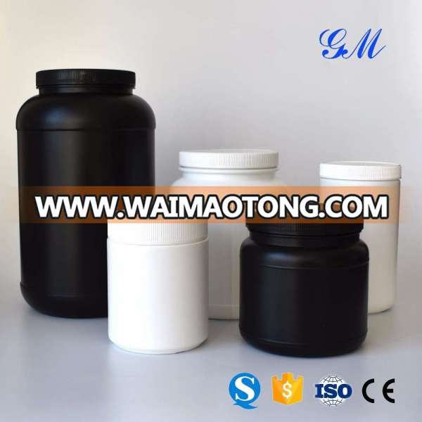 1000ml-2000ml sport bottle wide mouth round plstic protein powder container with screw lid.